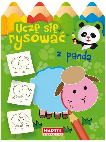 Książka Uczę się rysować z pandą, Martel
