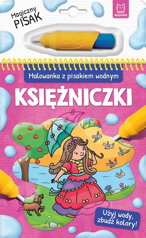 Malowanka z magicznym pisakiem wodnym Księżniczki Aksjomat