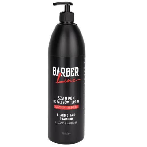 JOANNA PROFESSIONAL Szampon do włosów i brody BARBER, 1 l