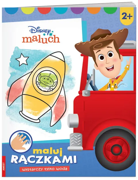 Książka Disney Maluch Maluj rączkami 2+, Ameet