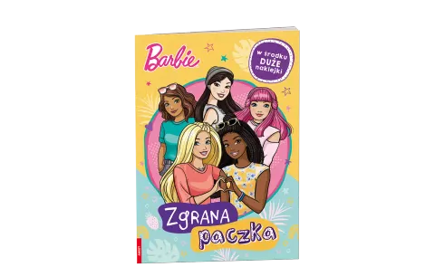 Książka z naklejkami Barbie Zgrana paczka 4+, Ameet