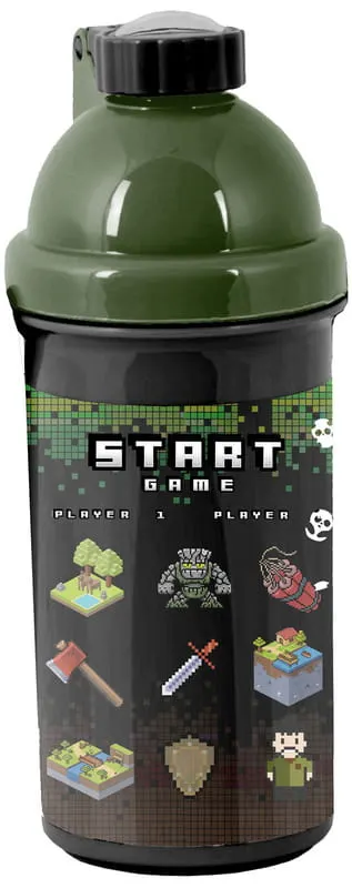 Bidon szkolny dla dzieci na wodę Start Game 500 ml, Paso