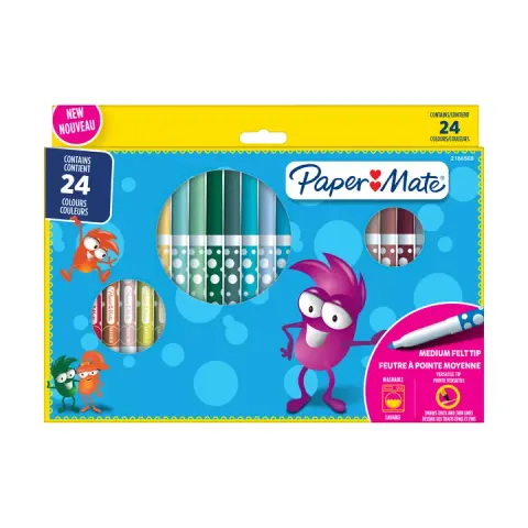 Pisaki 24 kolory Spieral Paper Mate Wb