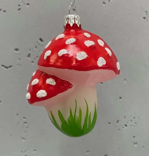 Bombka szklana "Muchomor "