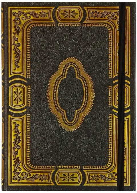 Notatnik mini pozłacany onyks, Peter Pauper