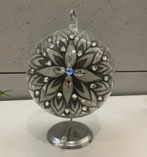 Bombka 15 cm Luminescencyjna Lampion