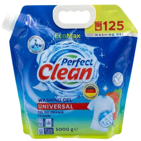 ECOMAX Żel do prania Uniwersalny 125 prań PERFECT CLEAN 5 L, zapas
