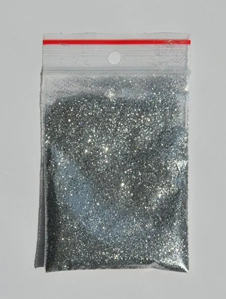 Brokat srebrny 0,2 mm