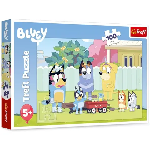 Puzzle 100 elementów Wesoły Świat Bluey 16471 Trefl