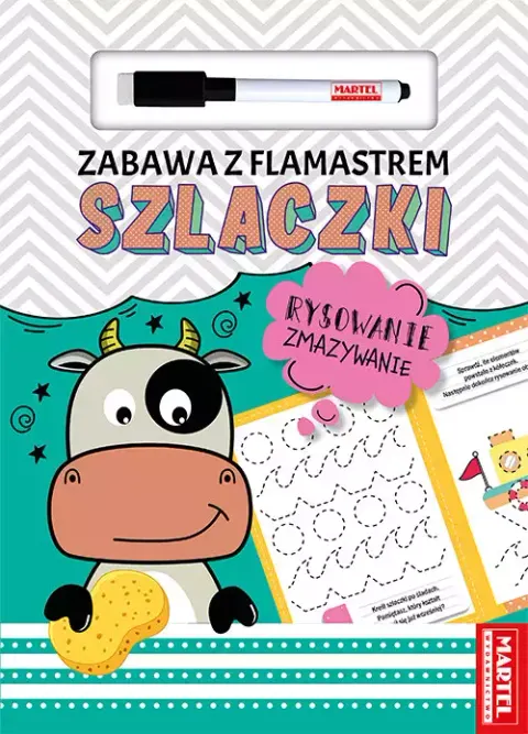Książka Zabawa z flamastrem. Szlaczki, Martel