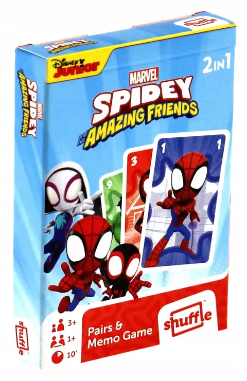 Karty do gry Spidey Czarny Piotruś & Memo, Cartamundi