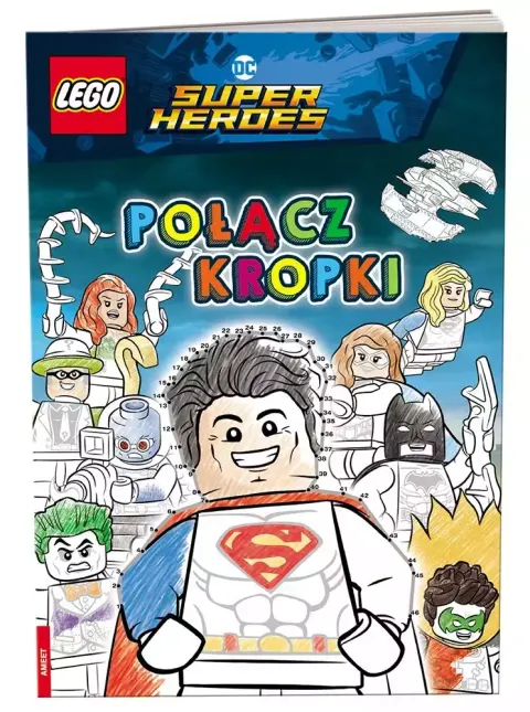 Książka Lego DC Comics Super Heroes. Połącz Kropki, Ameet