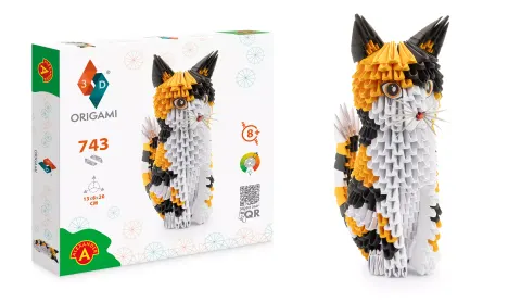 Zestaw do Origami 3D Kot, Alexander