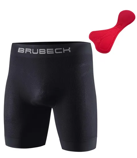 Brubeck Męskie bokserki rowerowe z wkładką