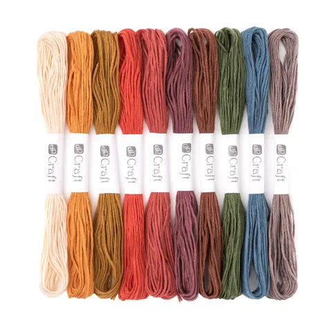 Mulina zestaw Vintage 8 m 10 sztuk, Dp Craft