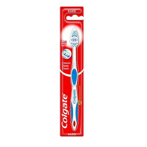 COLGATE CLASSIC DEEP CLEAN Szczoteczka do zębów TWARDA, 1 szt