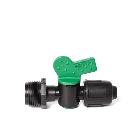 Zawór kulowy 16-3/4" z kontrą PQJ PCV M (GZ)