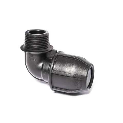 PE M (GZ) 25-1/2" Kolano PN16 Fish