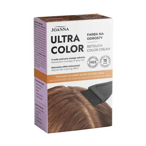 JOANNA ULTRA COLOR Farba na odrosty JASNY BRĄZ, 1 op