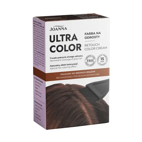 JOANNA ULTRA COLOR Farba na odrosty ŚREDNI BRĄZ, 1 op