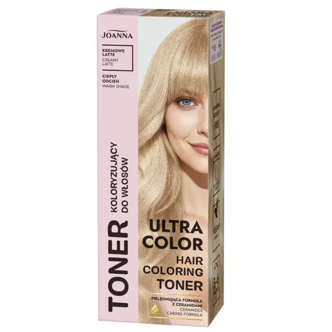 JOANNA Toner do włosów CREAMY LATTE, 100 ml