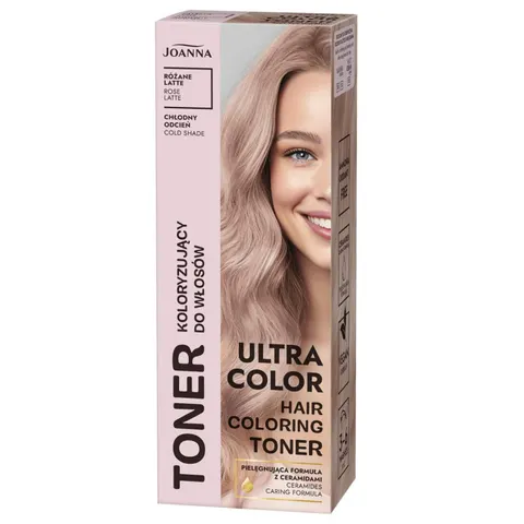 JOANNA Toner do włosów ROSE LATTE, 100 ml