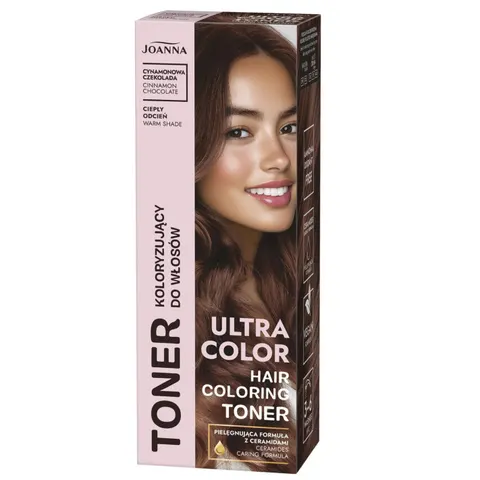 JOANNA Toner do włosów CINNAMON CHOCOLATE, 100 ml