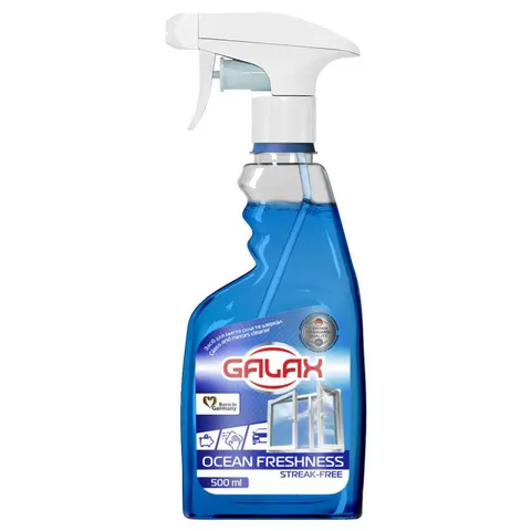 GALAX Płyn do mycia szyb i luster OCEANICZNA ŚWIEŻOŚĆ, 500 ml