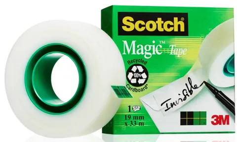 Taśma biurowa SCOTCH® Magic™ (810) matowa 19mm x 33m w pudełku 3M-70005242196