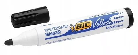 Marker suchościeralny i do flipchartu 1,4mm okrągły BIC VELLEDA ECO 1701 czarny