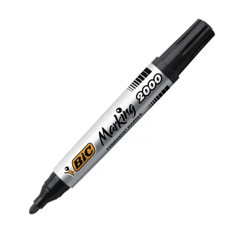 Marker permanentny BIC 2000 okrągły czarny