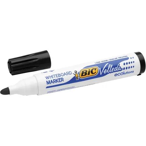 Marker VELLEDA 1751 suchościeralny czarny BIC ECO ścięta końcówka 904946