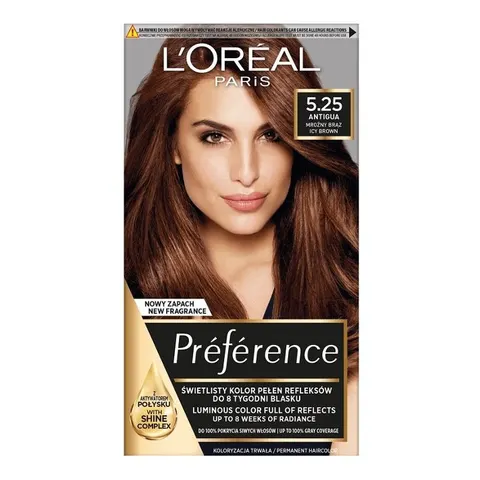 L'Oreal Paris Recital Preference Farba do włosów M2 5.25 Antigua