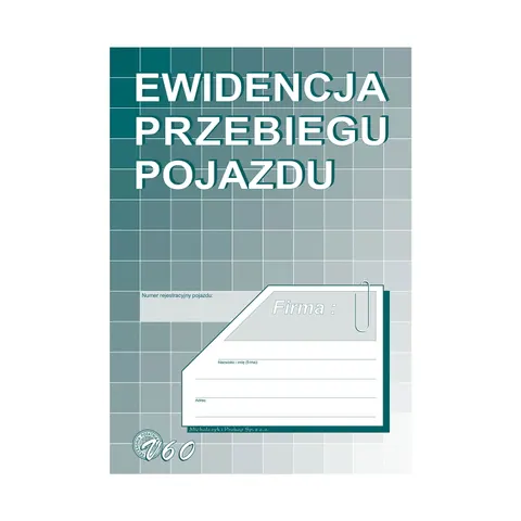 Druk "Ewidencja przebiegu pojazdu" Michalczyk i Prokop /V60/