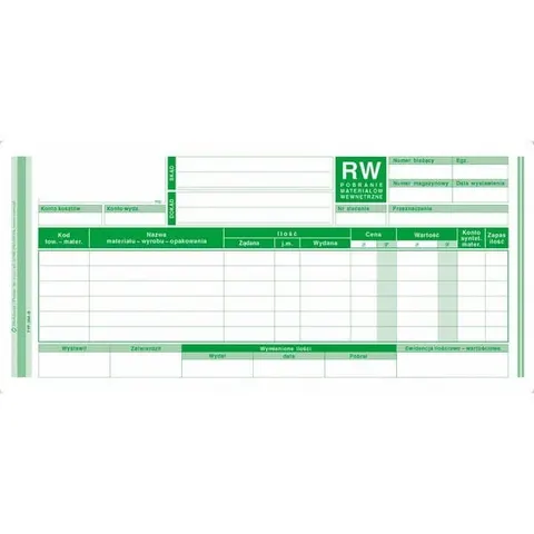 Druk "RW" 1/3 A4 MICHALCZYK I PROKOP /354-8/