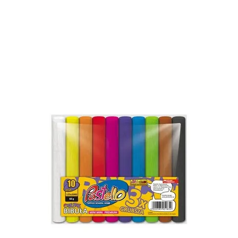 Bibuła mini PREMIUM 12 x 200cm zestaw mix 10szt.