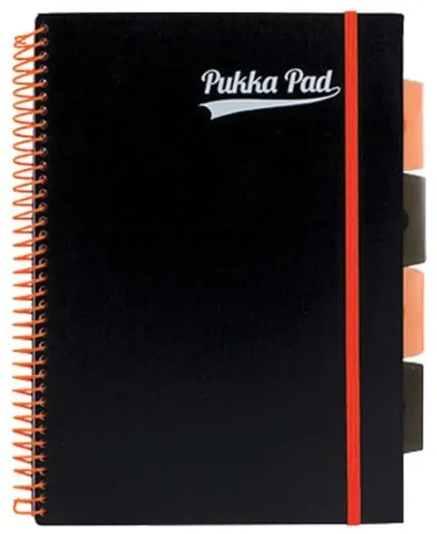 Kołonotes Project Book Neon B5 kratka PP pomarańczowy, Pukka Pad