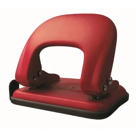 Dziurkacz metalowy 25 kartek czerwony GD009-AC TETIS
