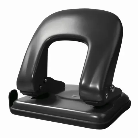 Tetis Dziurkacz Metalowy Duży Gd010 Do 35 Kartek czarny