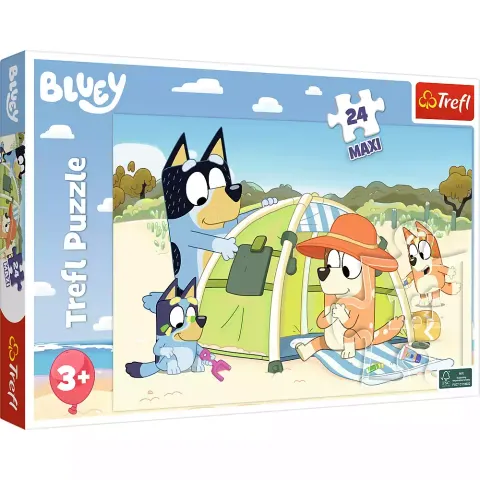 Puzzle 24 Maxi - Wspaniały dzień Bluey 14357, Trefl