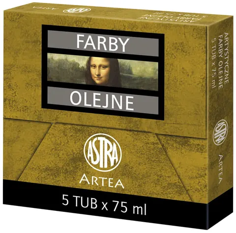 Farba olejna Artea biel cynk. tuba 75ml, Astra
