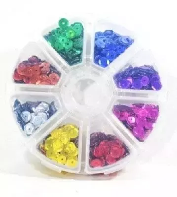 Cekiny 6mm 40g 8-kol ., Galeria Hobby