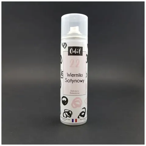 Werniks satynowy spray 250ml, Odif