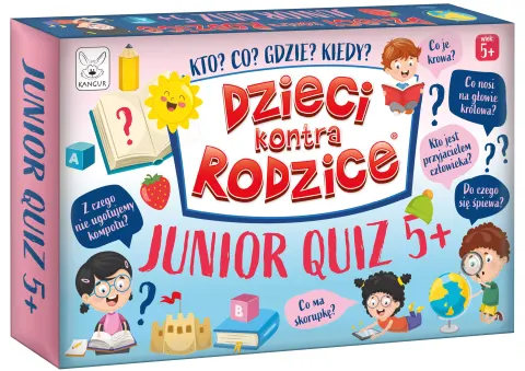 Gra Dzieci kontra Rodzice - Junior Quiz 5+, Kangur
