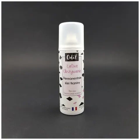 Spray łatwe obszywanie, permanentnie klei tkaniny 125ml, Odif