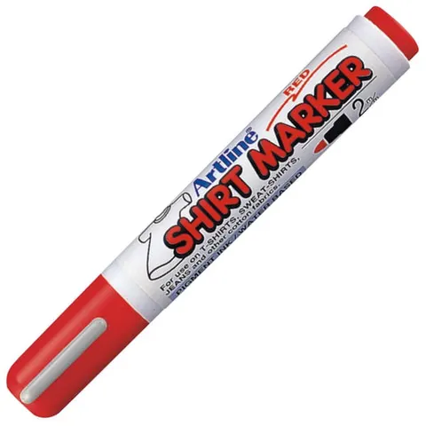 Marker do tkanin T-SHIRT czerwony, Artline