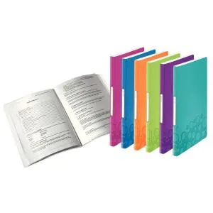 Teczka/album ofertowy A4/40 PP LEITZ WOW różowy