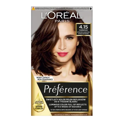 L'Oreal Paris Recital Preference Farba do włosów M1 4.15 Caracas