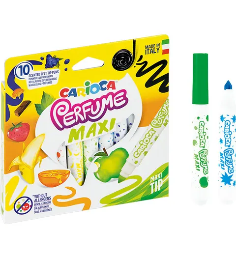 Flamastry zapachowe Carioca Perfume Maxi 10 szt.