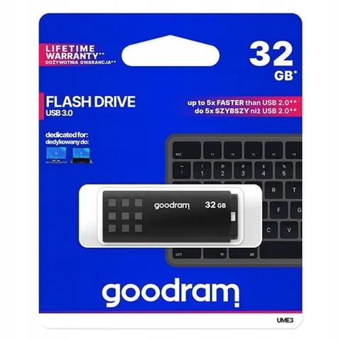 Pamięć USB 3.0 32GB czarna UME3, Goodram